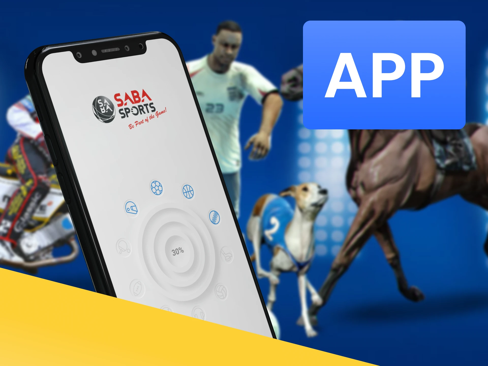 You can bet on virtual sports through the Mostplay app.