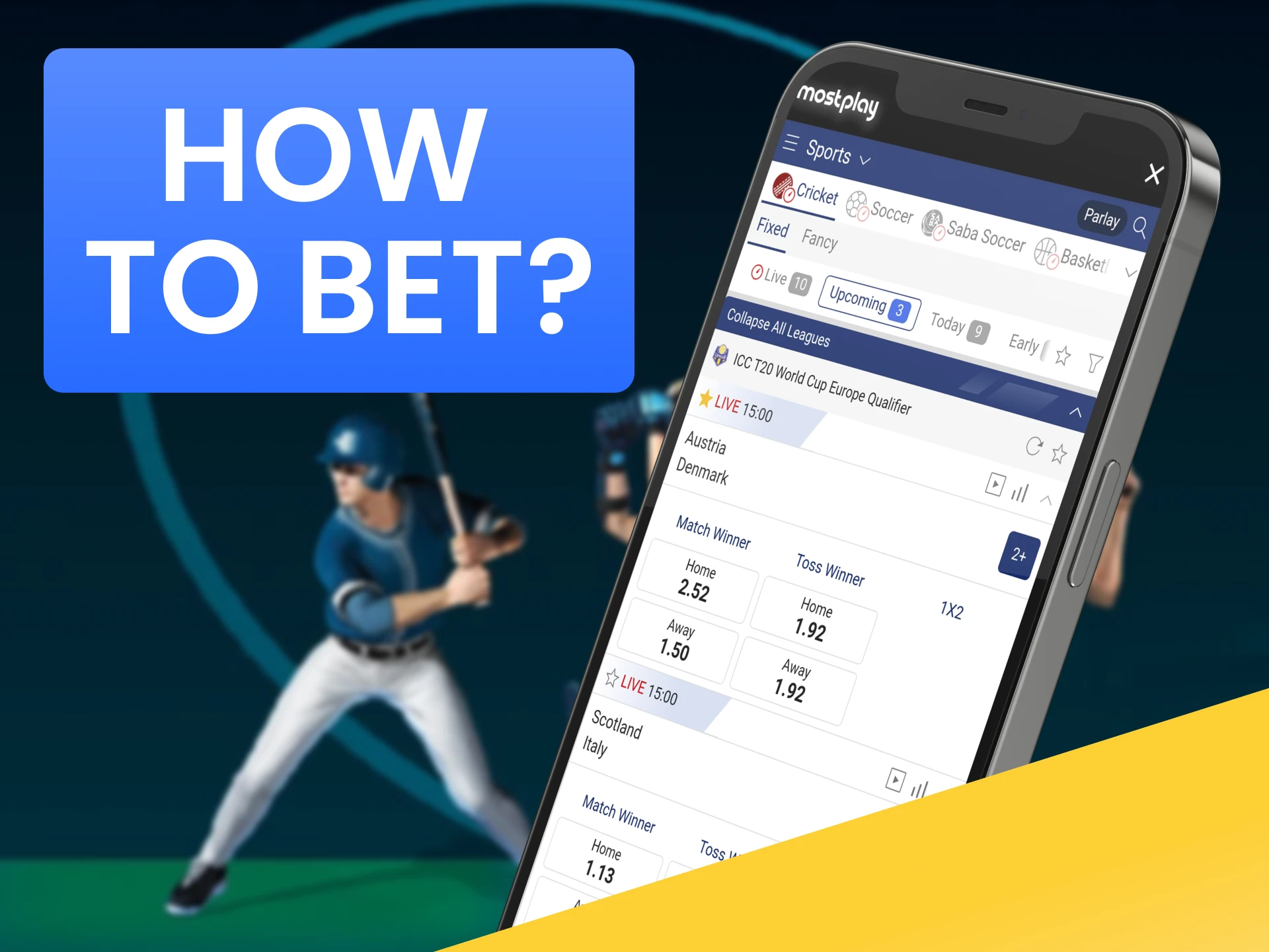 We will tell you how to bet on virtual sports on Mostplay.