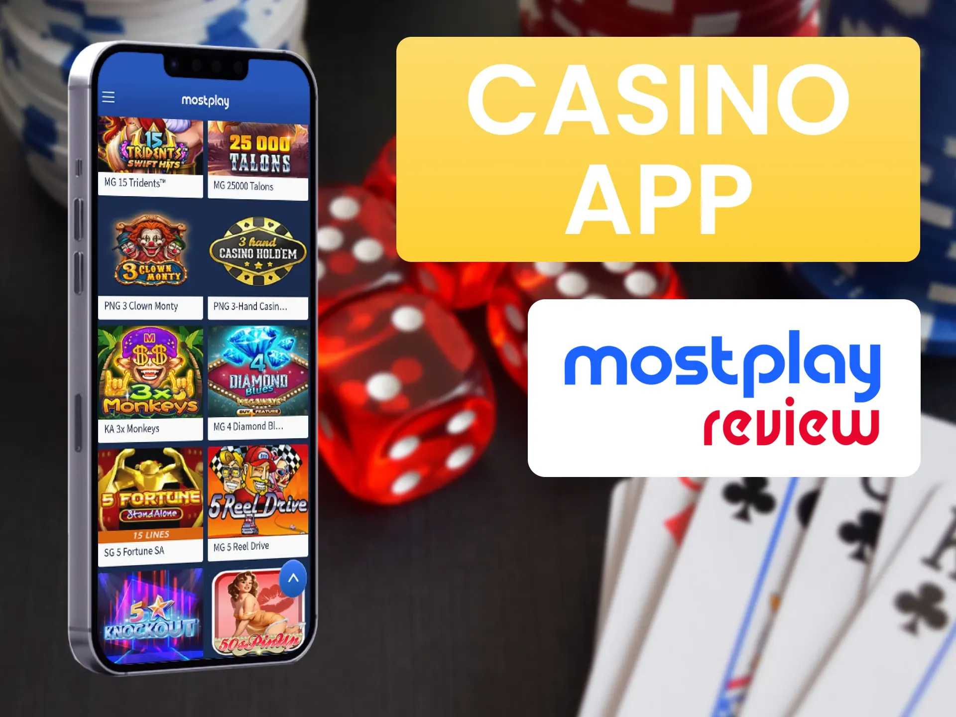 Play Mostplay casino using a special app.
