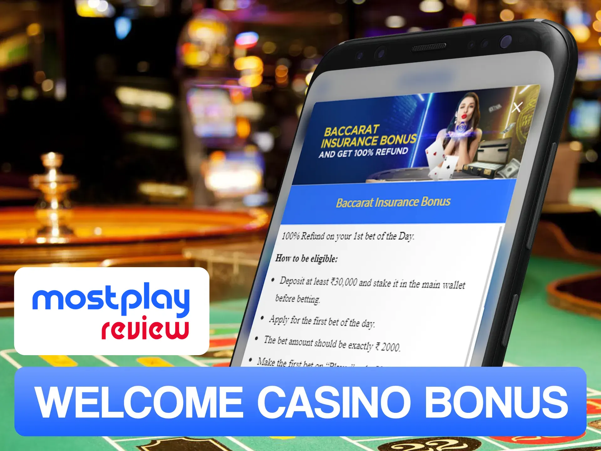 Play casino games at Mostplay and get casino bonuses.