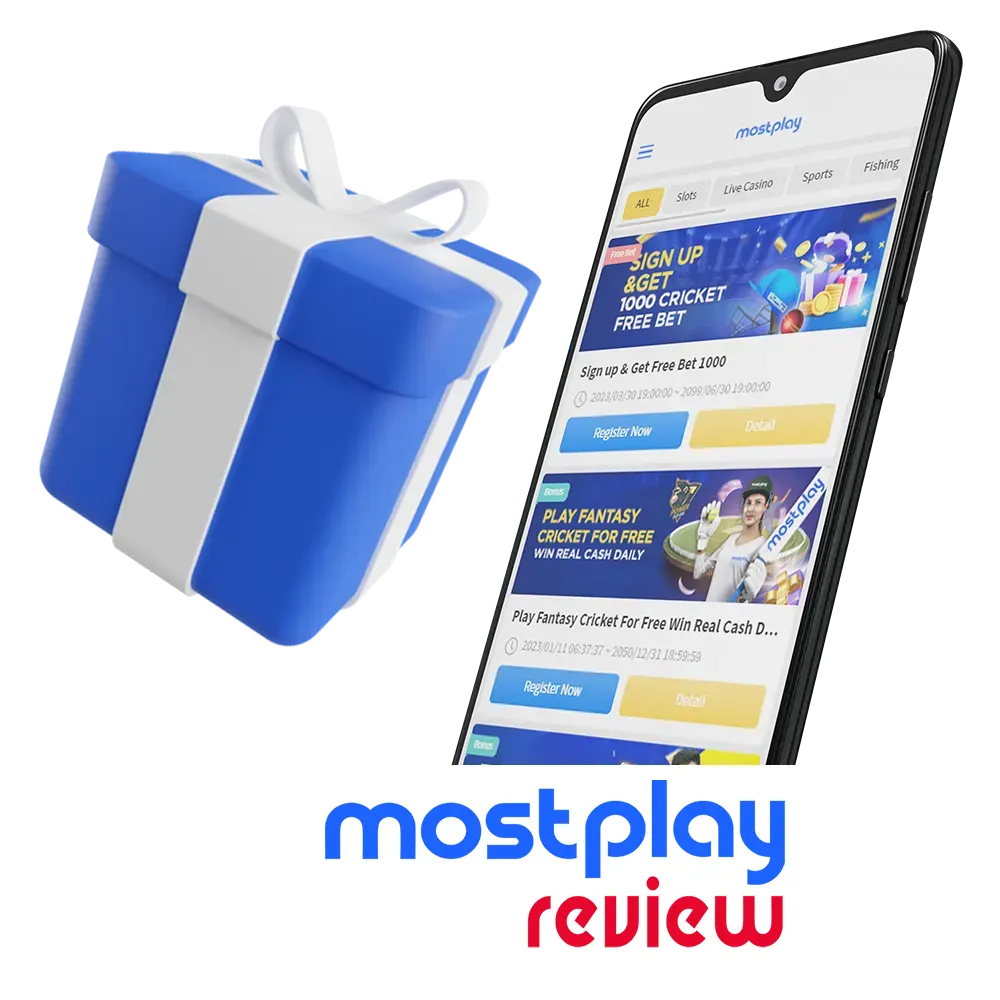 Claim all of the bonuses at Mostplay.