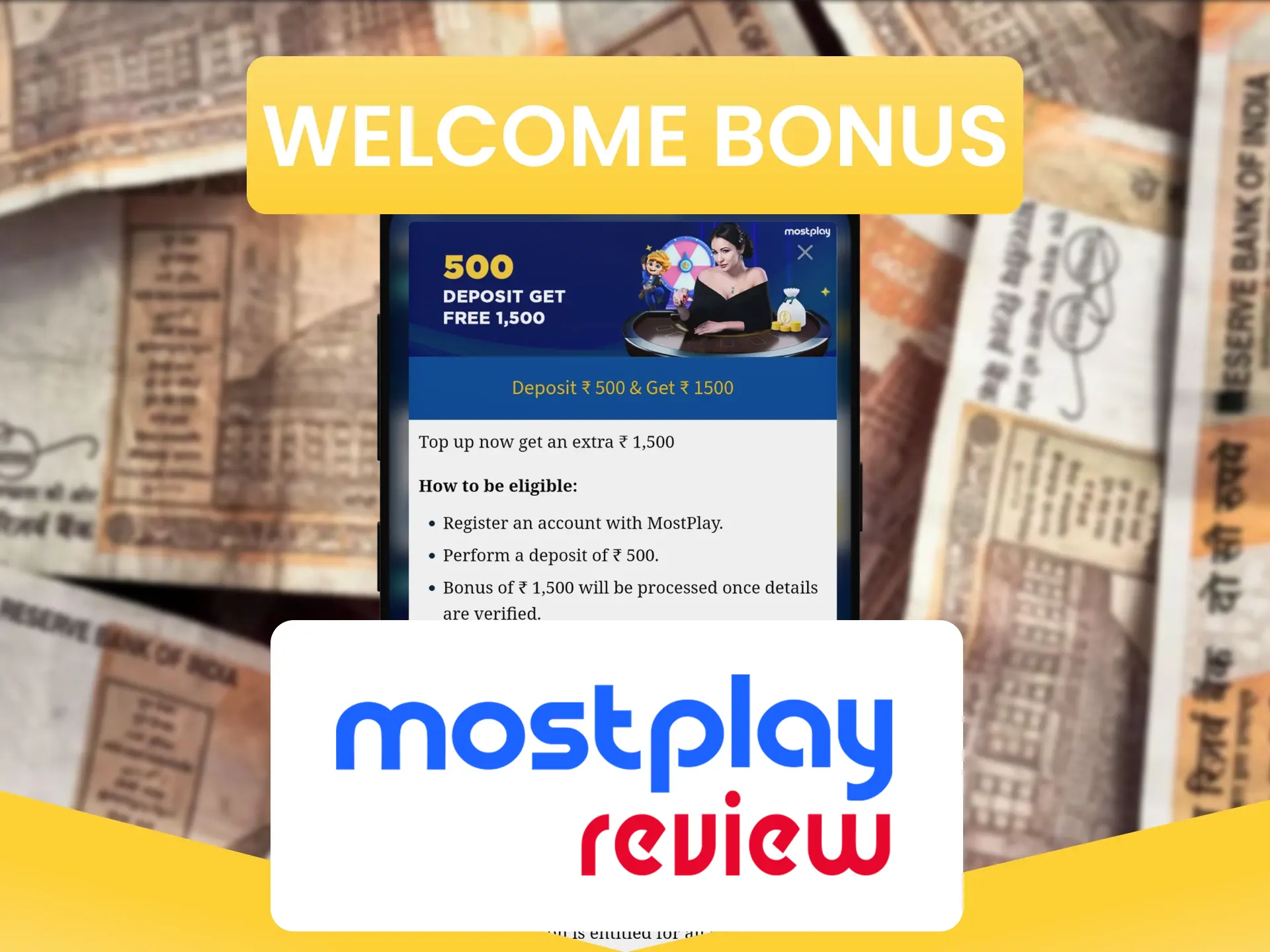 When replenishing the deposit, Mostplay gives a bonus.