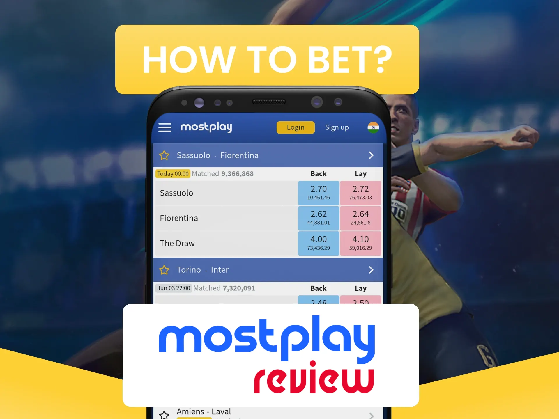 We will tell you how to bet in the Fantasy Sport section of Mostplay.