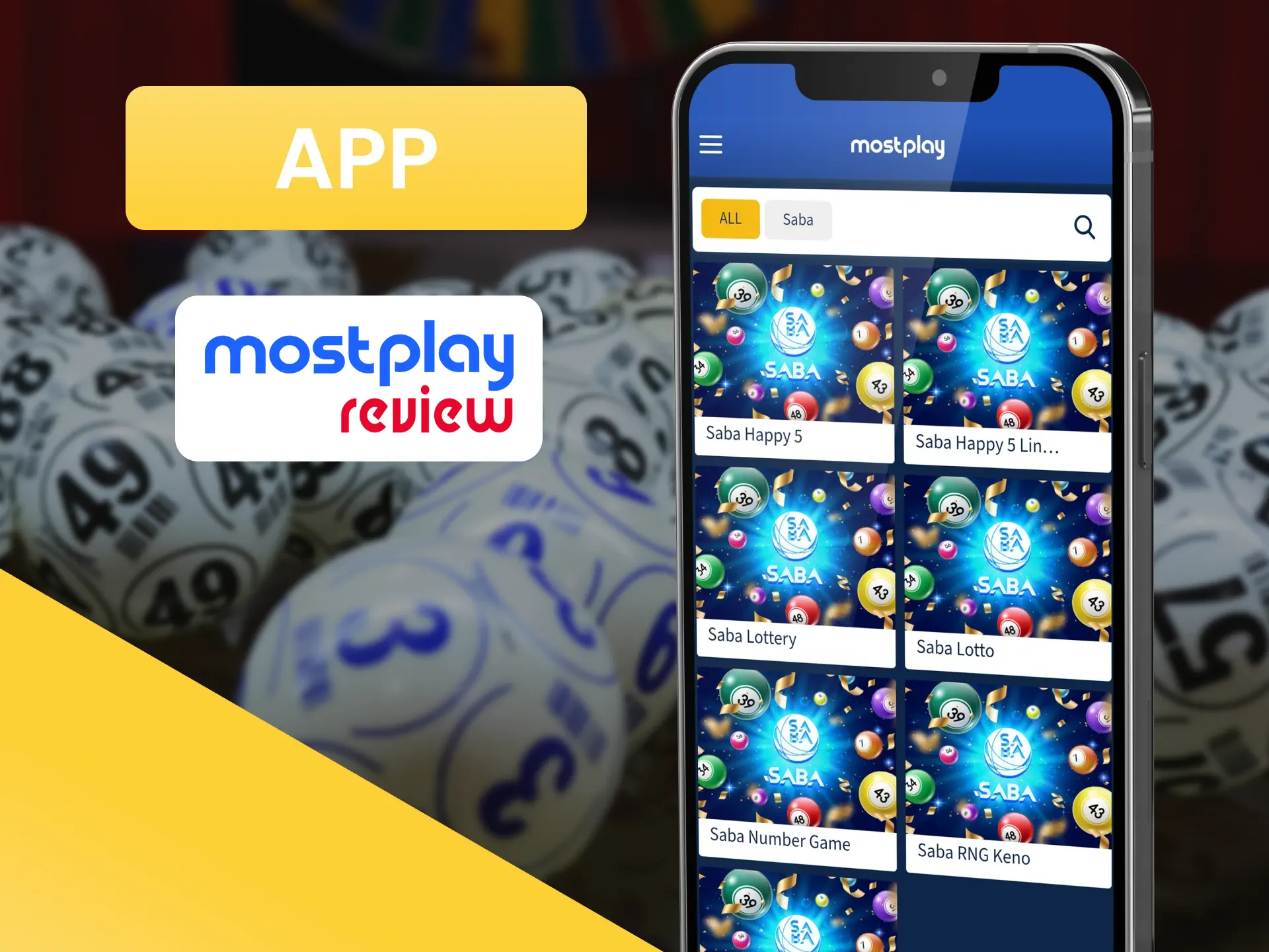 Use the Mostplay app to play Lottery.