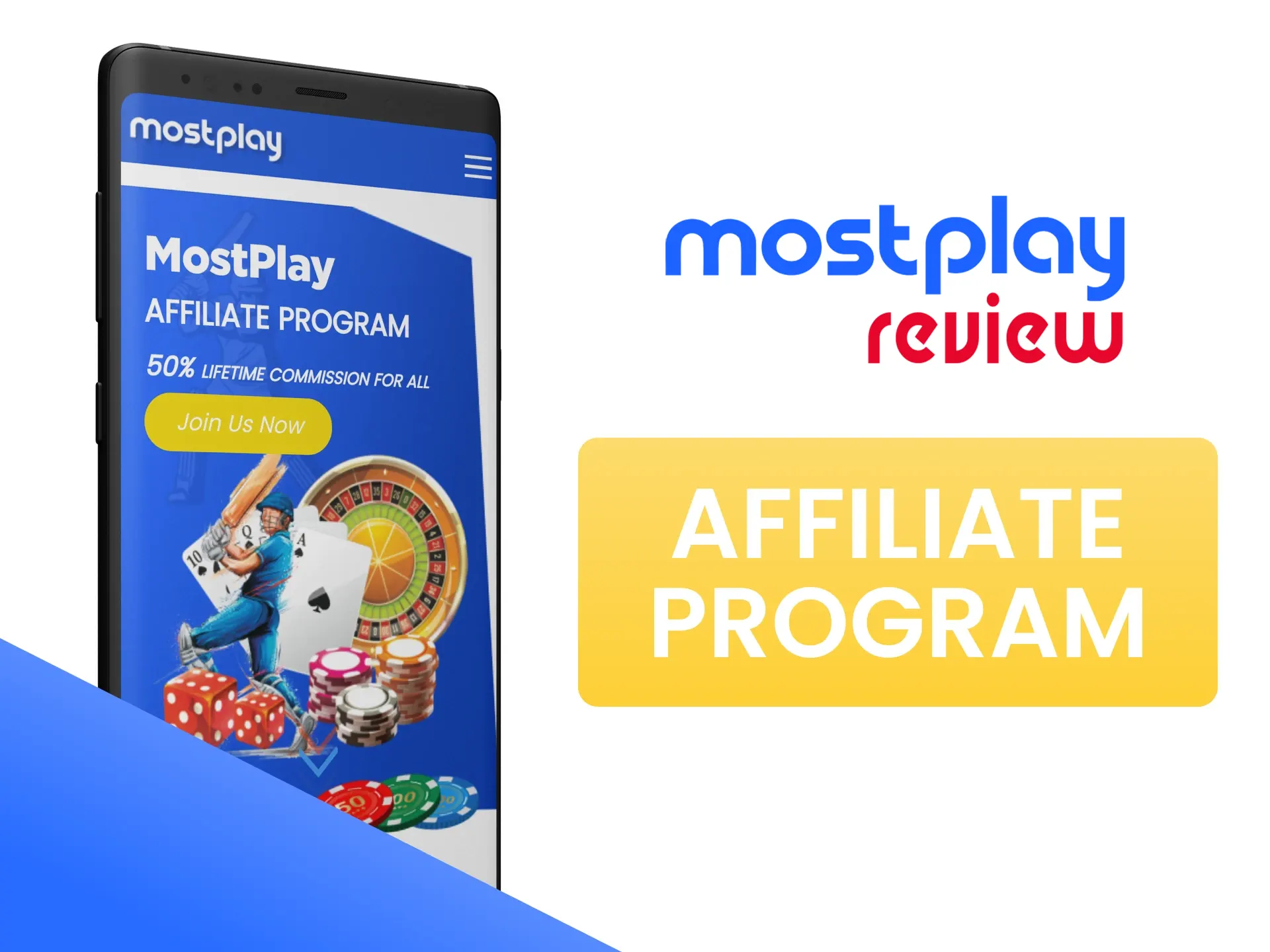 Participate in the affiliate program from Mostpaly.