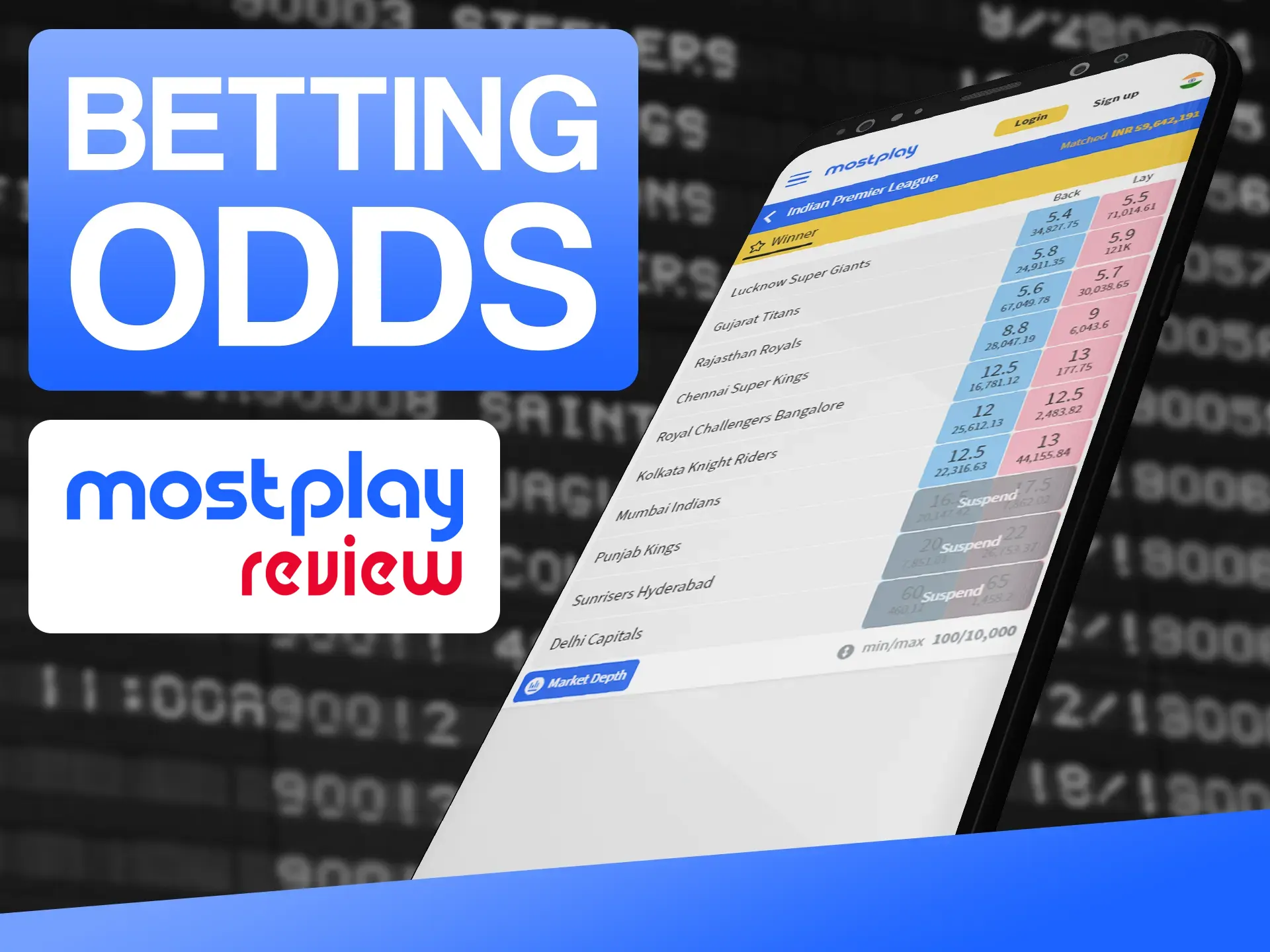 Calculate betting odds before making a bet on a sports match on a special page at Mostplay.