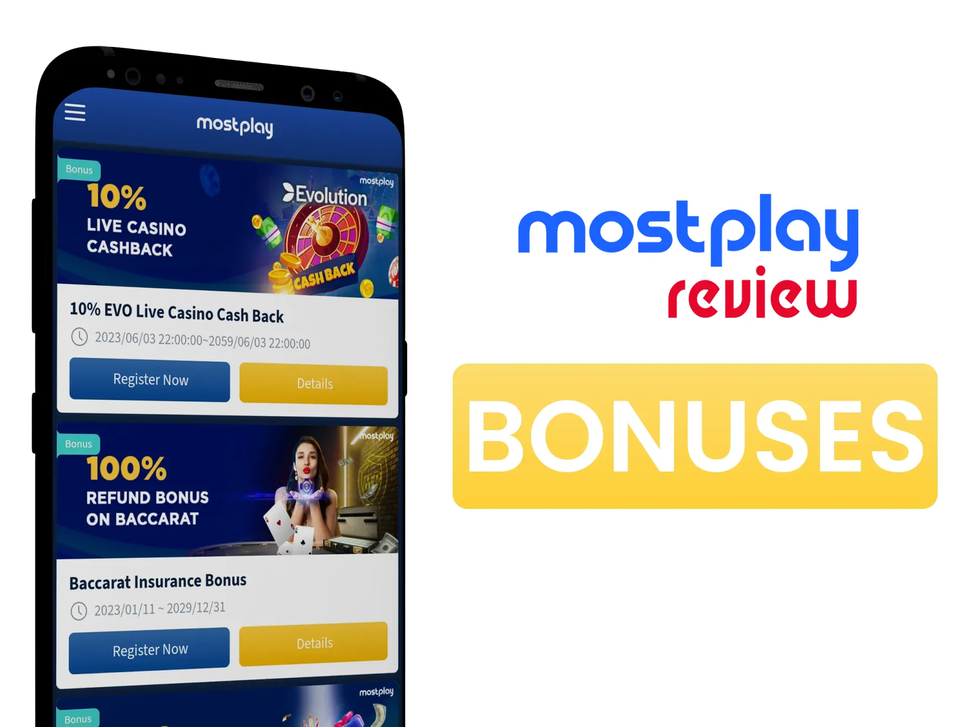 Claim all of the Mostplay bonuses from the special page.