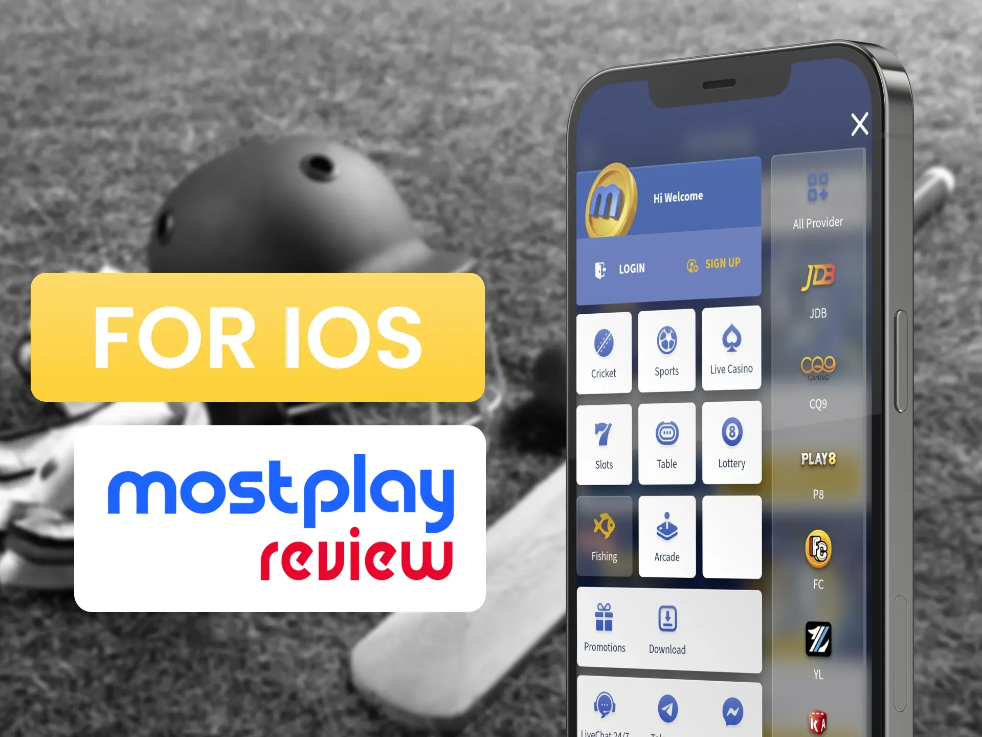Install the Mostplay iOS app on all of your Apple devices.