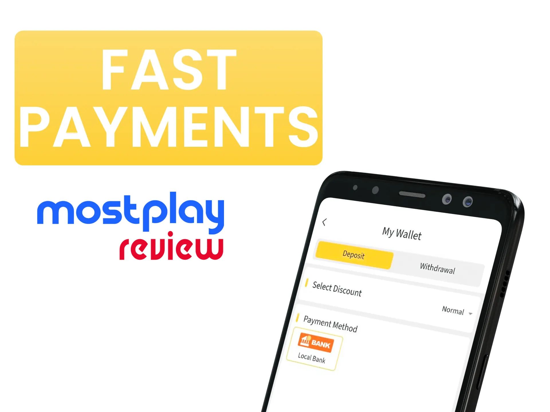 Make your payments quicker at Mostplay.