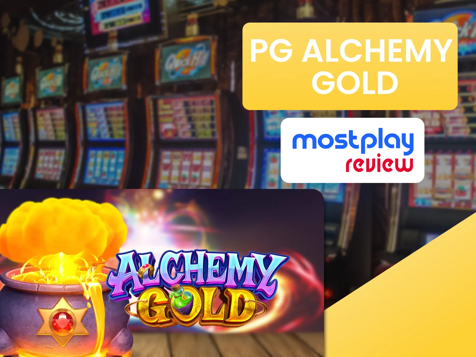 Alchemy Gold is a great slot to play at the Mostplay casino.