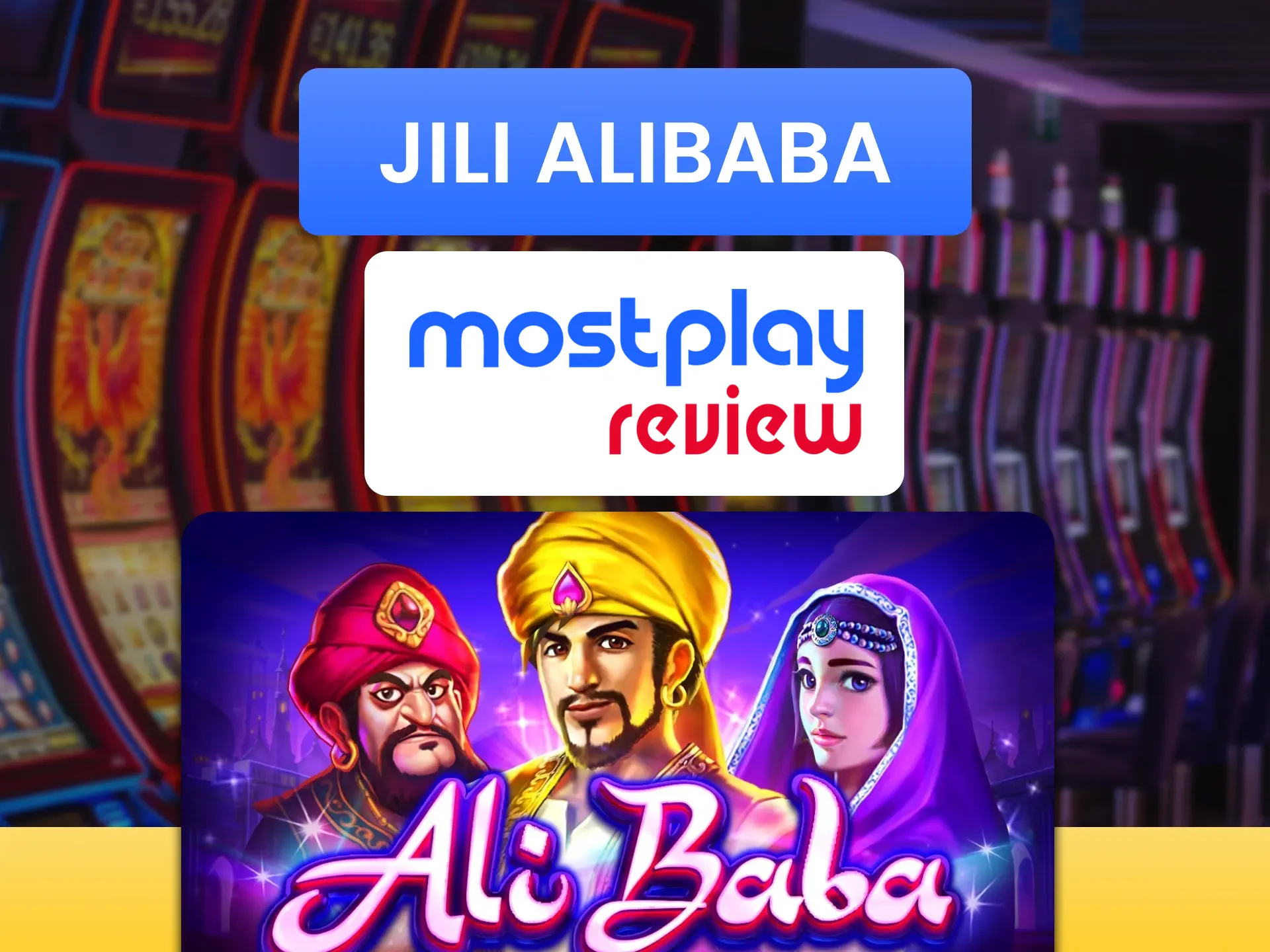 Win money by playing the Jili Alibaba slot at the Mostplay casino.