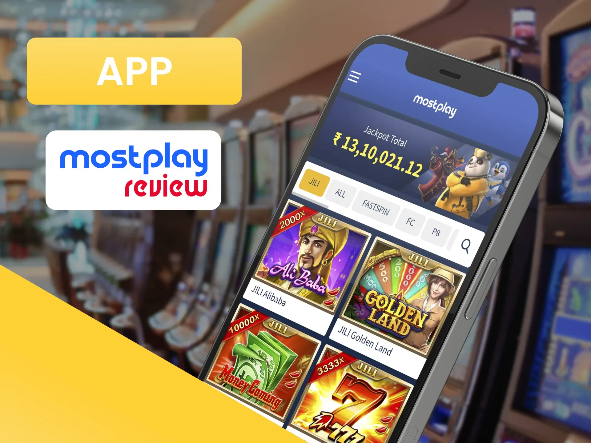 You can play Slots on Mostplay through your phone.