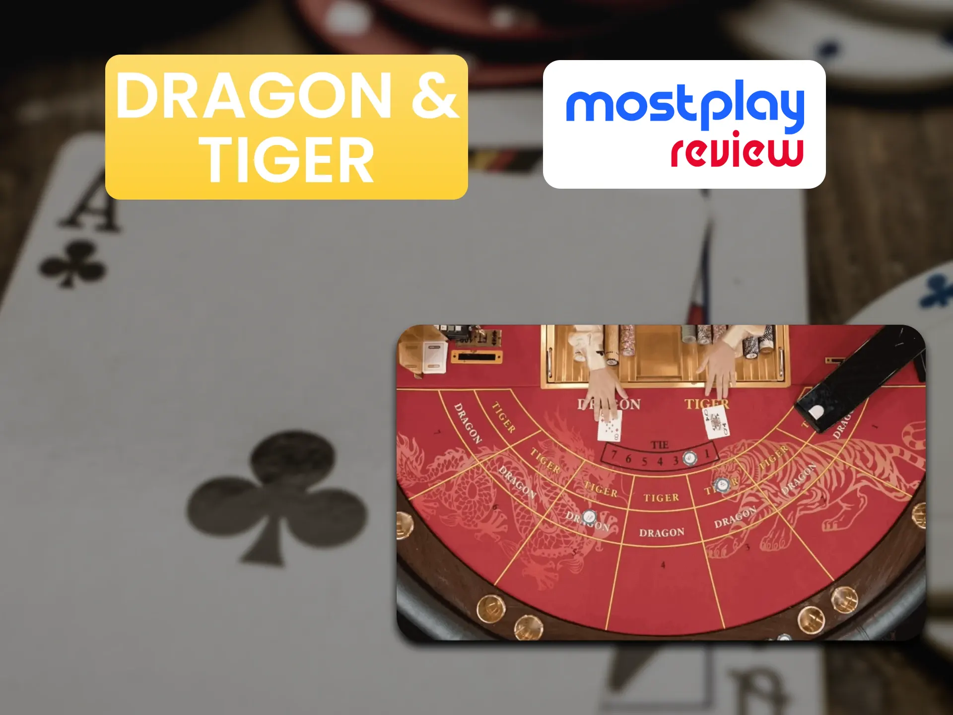 Choose Dragon and Tiger for casino games at Mostplay.