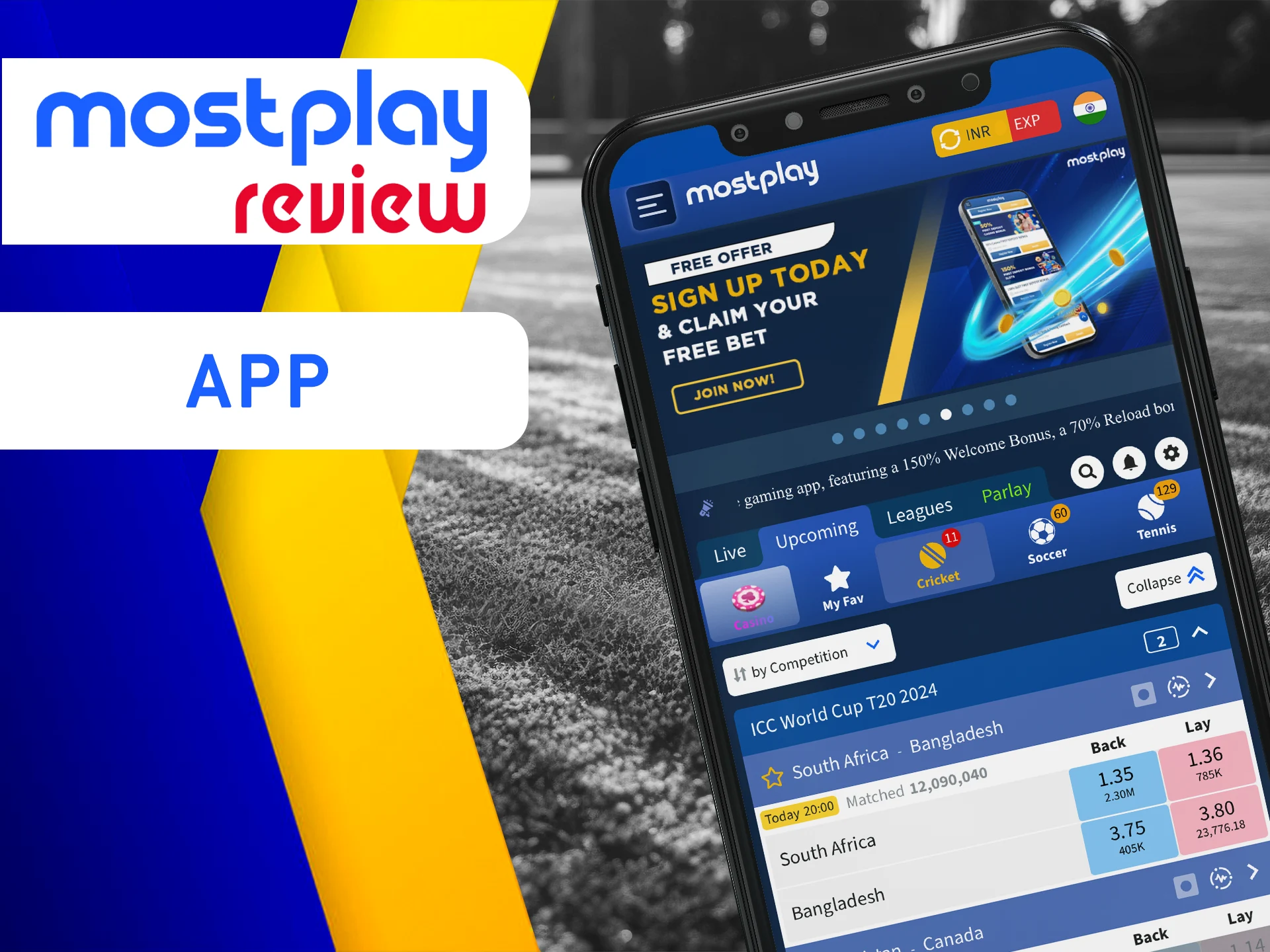 Mostplay app supports Android and iOS devices.