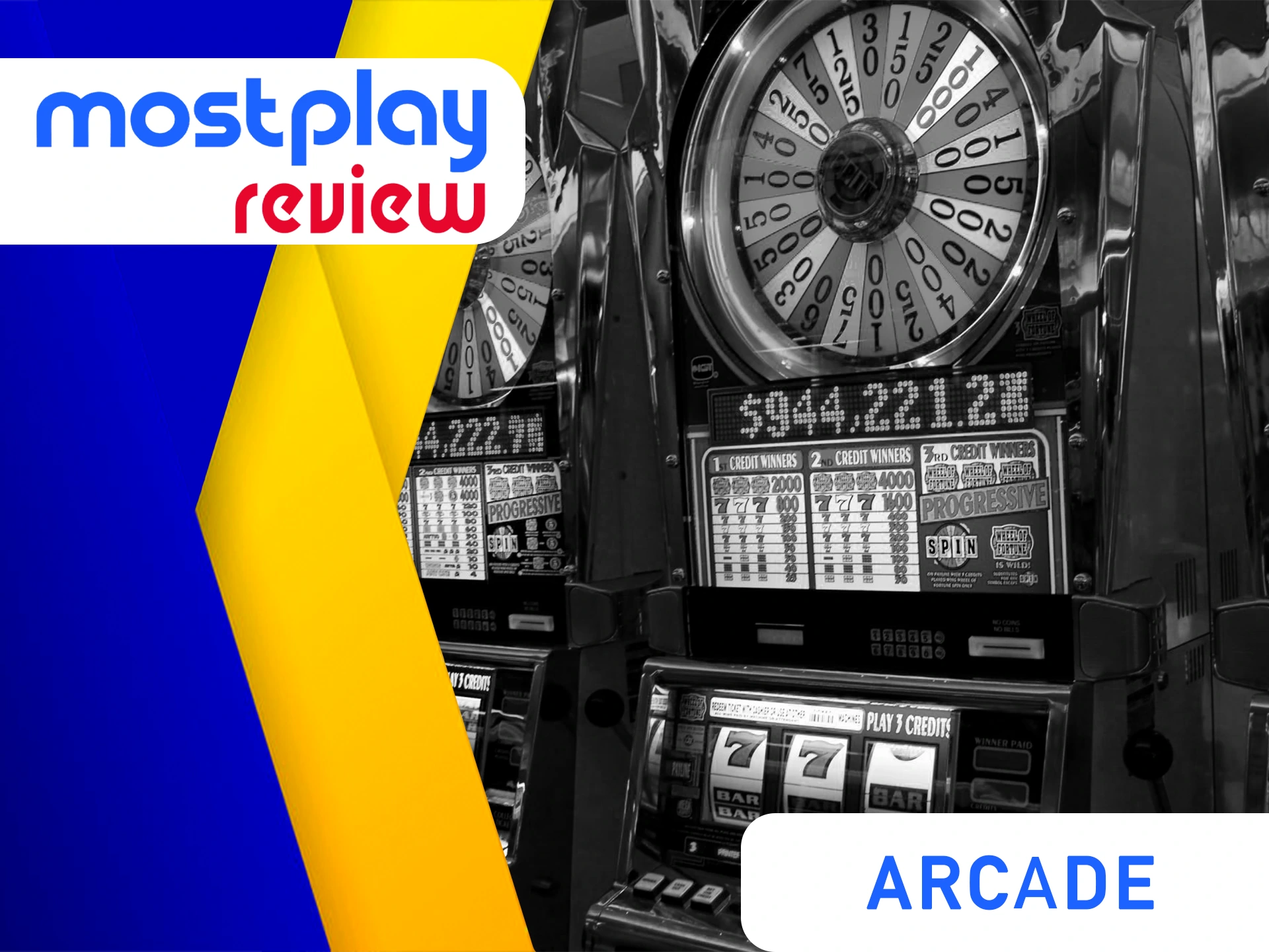 Win a lot of money by playing the Mostplay arcade games.