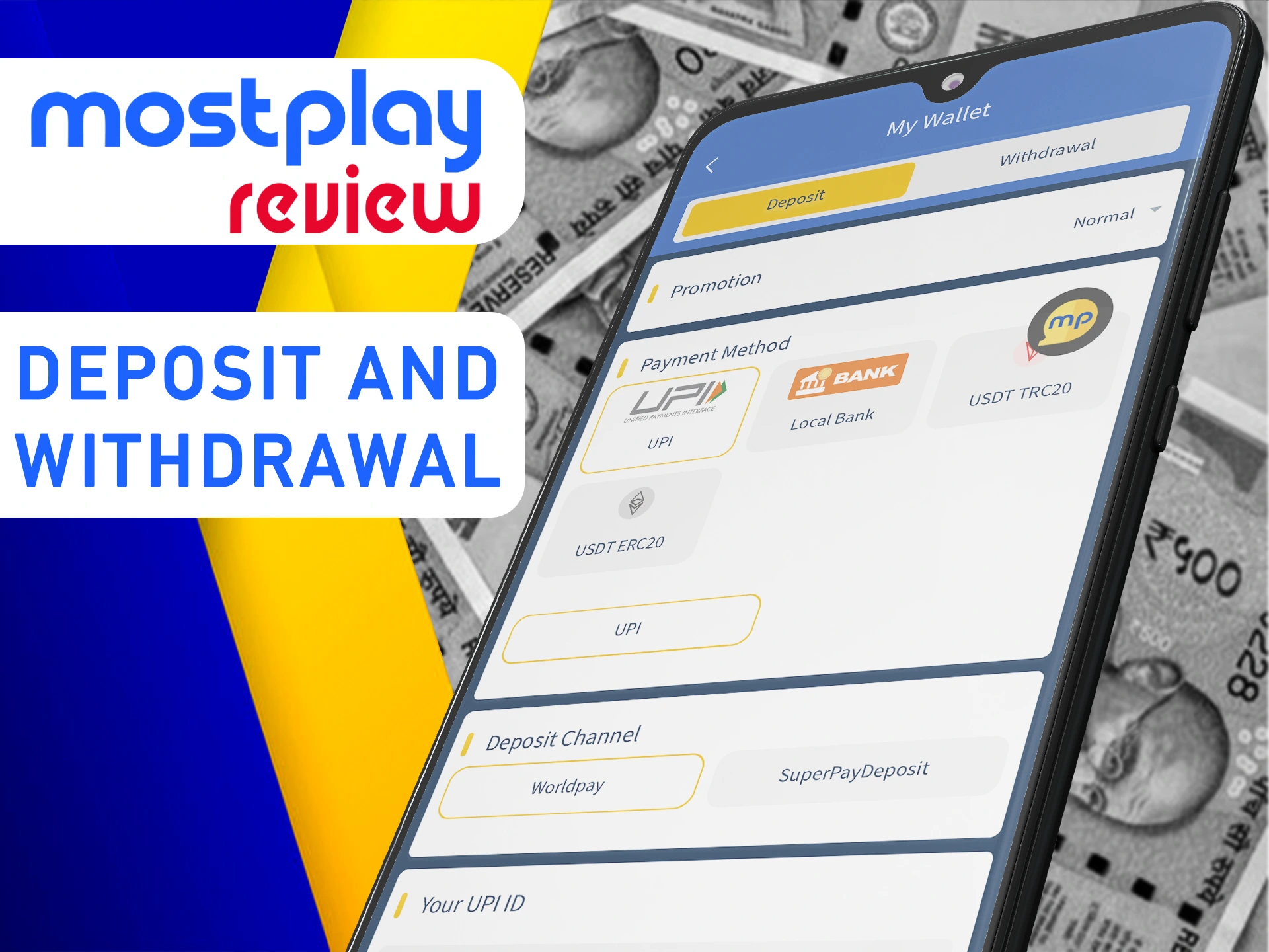 Withdraw money quicker at Mostplay.
