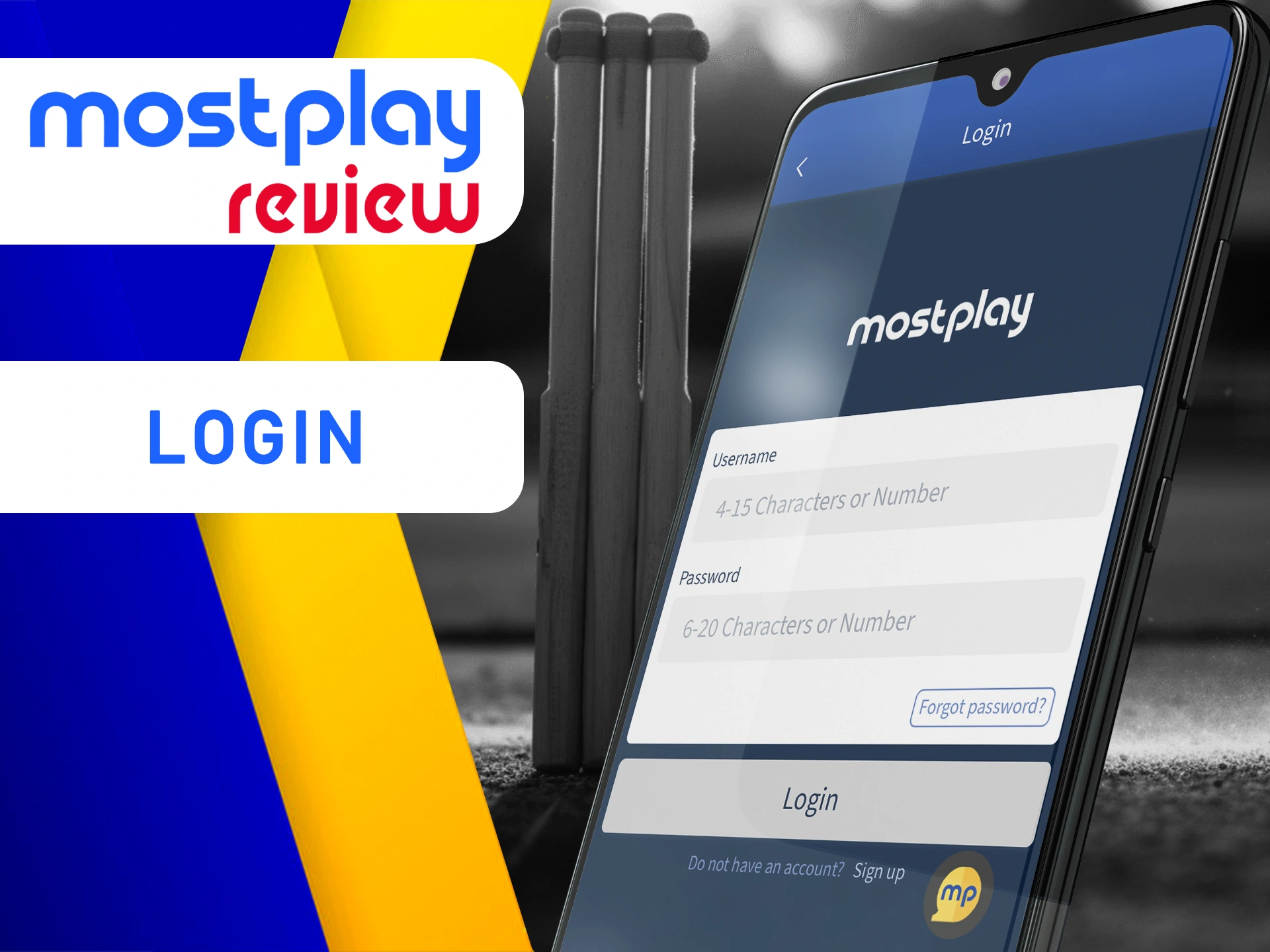 Log in using your Mostplay account.