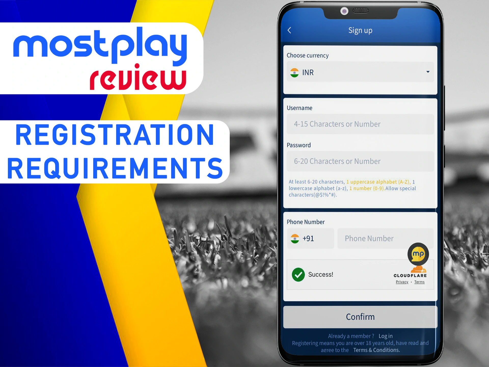 Follow Mostplay rules when making new account.