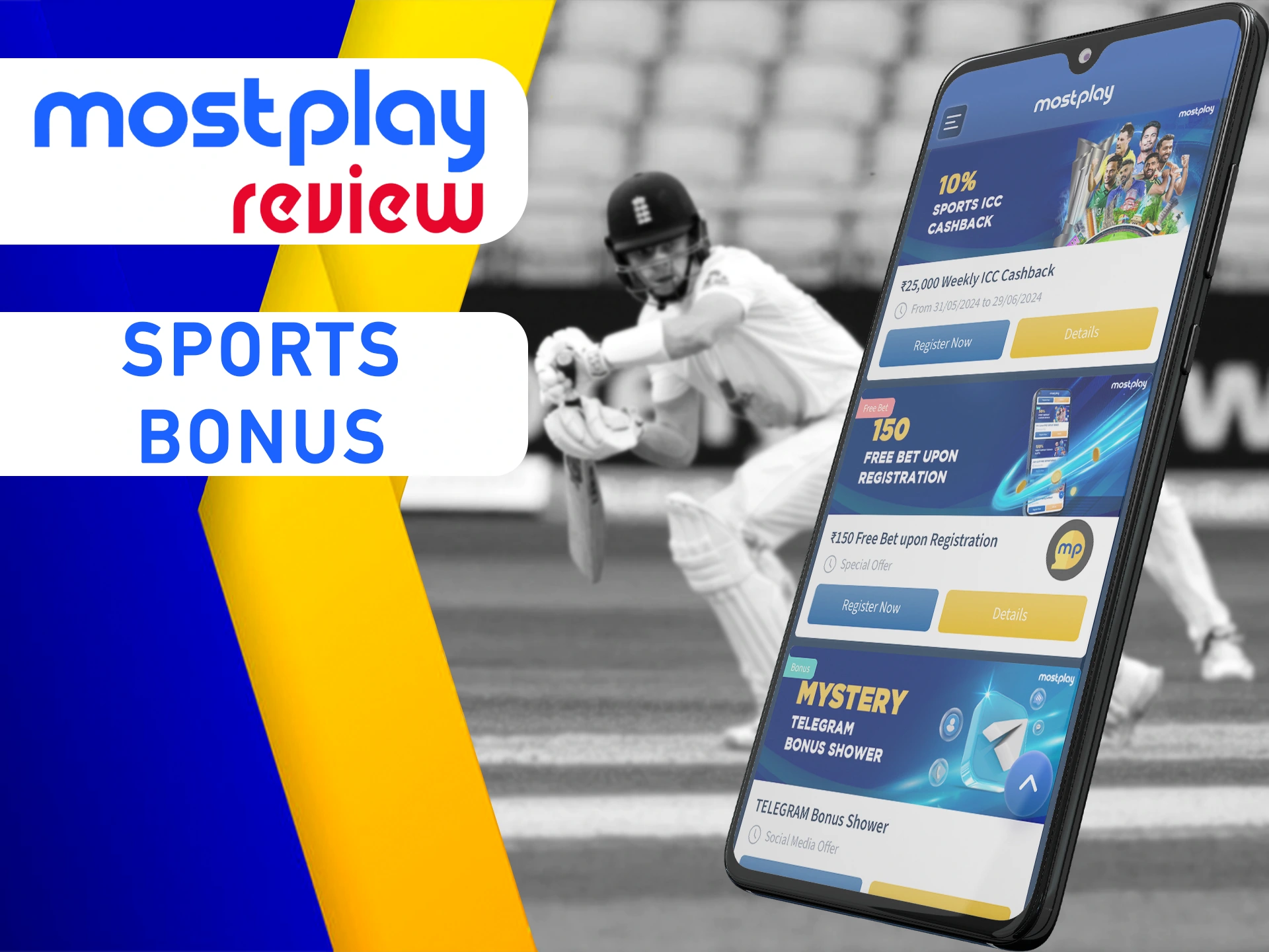 Bet on sports and get exclusive Mostplay sports bonus.